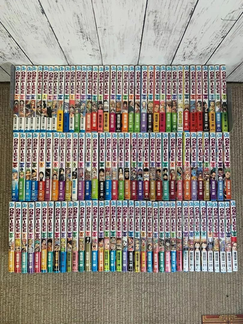 ONE PIECE Manga vol 1-106 Comics Complete Manga Full/Loose Set by Eichiro Oda Rare Excellent Condition 🎁 Freebie: A free Manga Wall Poster