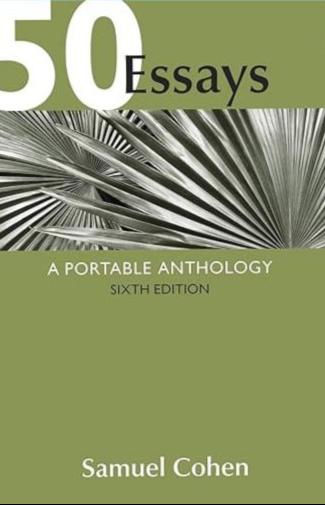 50 Essays: A Portable Anthology ISBN: 9781959851738