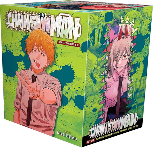 Chainsaw Man Box Set: Includes volumes 1-11 Paperback by Tatsuki Fujimoto ISBN: 9781974741427