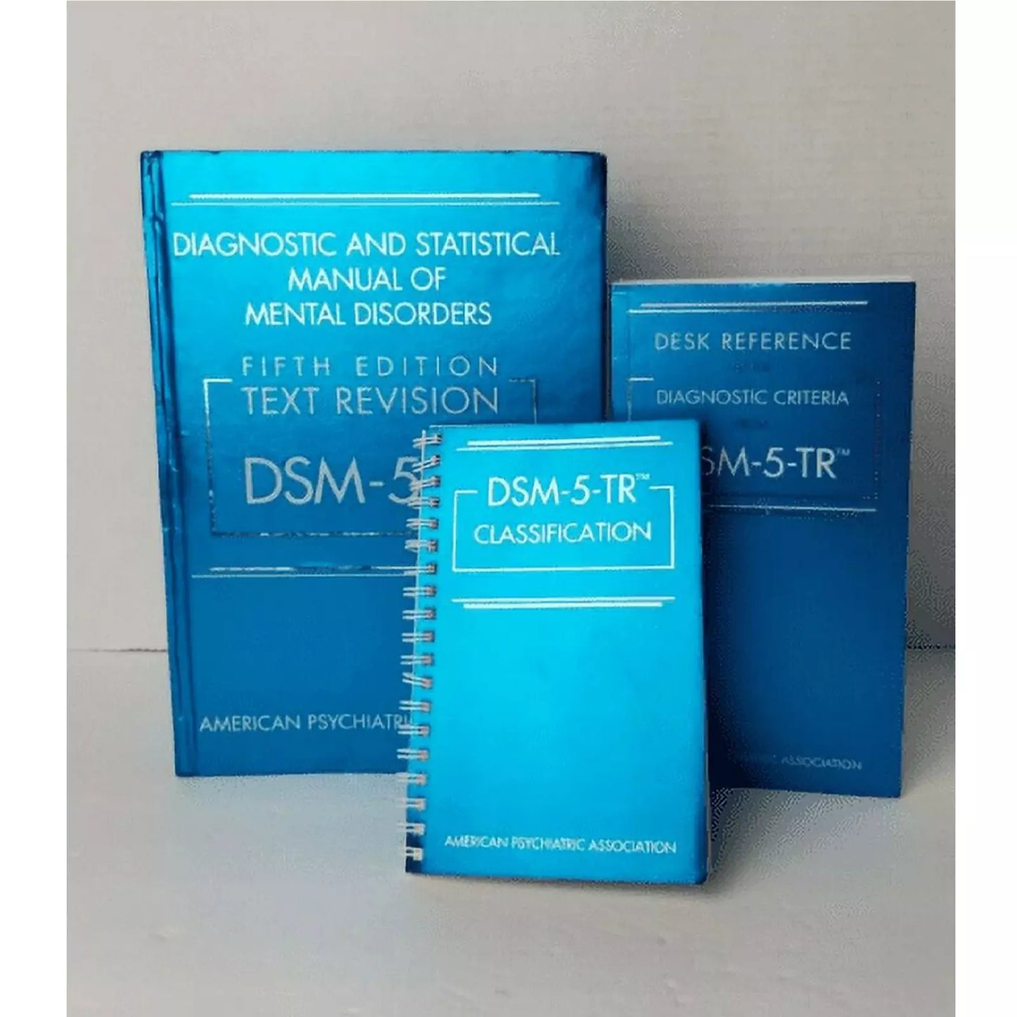 DSM 5 TR Hardcover & Desk Reference & Classification Spiral bound Combo Pack 978-0890425831  978-0890425756  978-0890425794