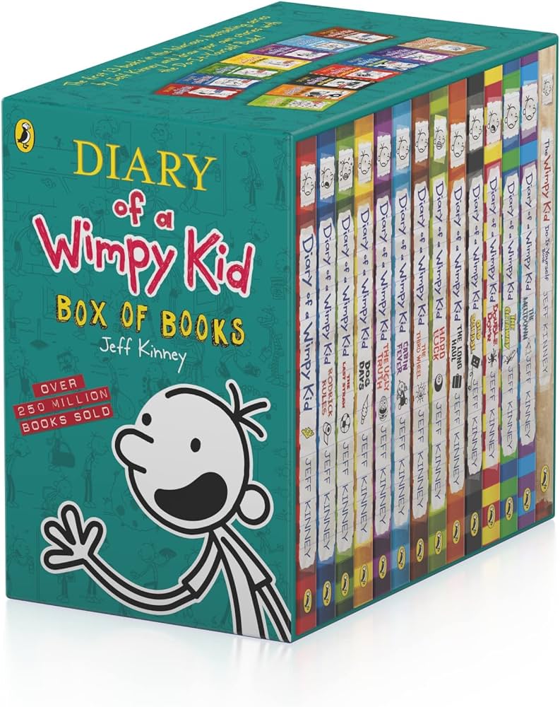 Diary of a Wimpy Kid Box of Books (1-13) Paperback  ISBN: 9780241567418