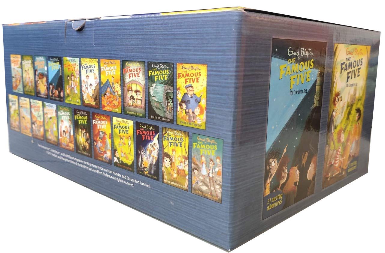 Famous Five Complete 21 Books Collection by Enid Blyton,  Paperback ISBN: 9781444916416