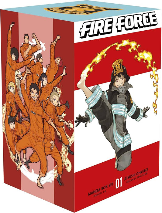 Fire Force Manga Box Set 1 (Vol. 1-6) Paperback  by Atsushi Ohkubo  ISBN: 9798888772584