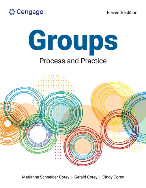 Counseling for Groups: Process and Practice 11th Edition