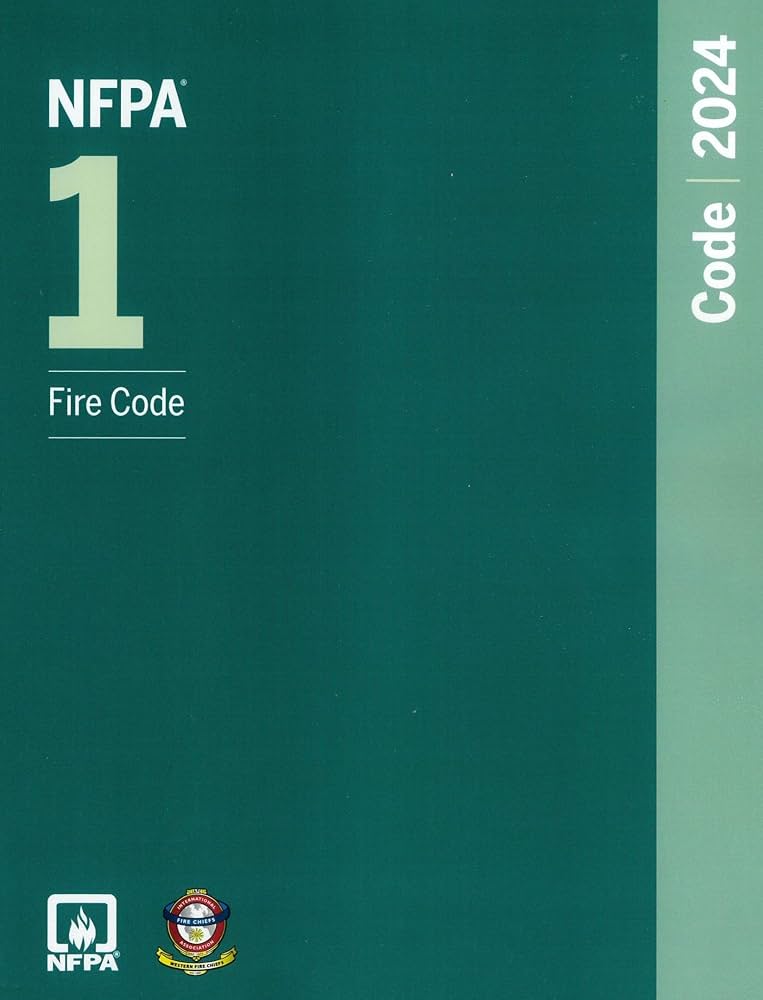 NFPA 1, Fire Code, 2024 Edition Paperback  ISBN: 9781455930388