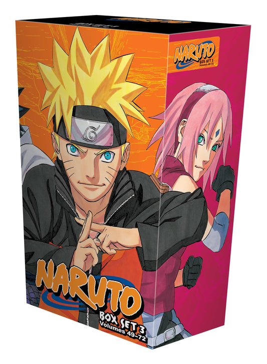 Naruto Box Set 3: Volumes 49-72 with Premium (3) (Naruto Box Sets) Paperback ISBN: 9781421583341