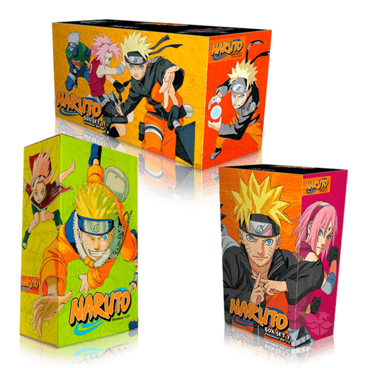 Naruto Complete Manga Box Sets 1, 2, & 3 by Masashi Kishimoto