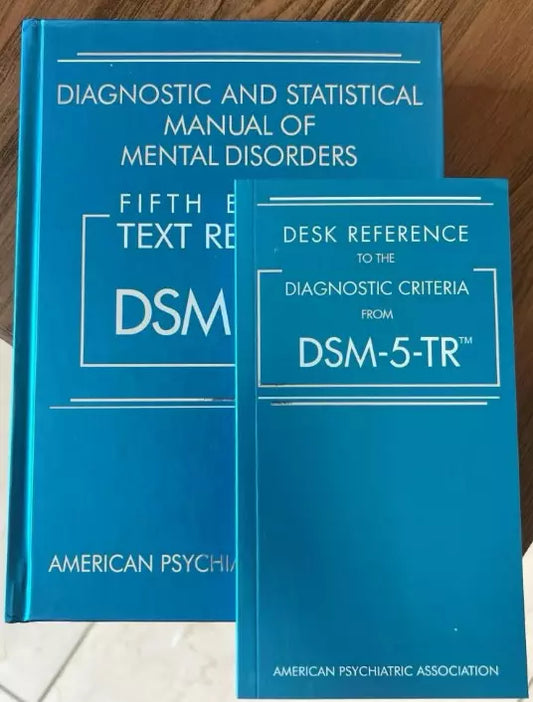 New DSM 5 TR Hardcover & Desk Reference Paperback Soft Combo Pack