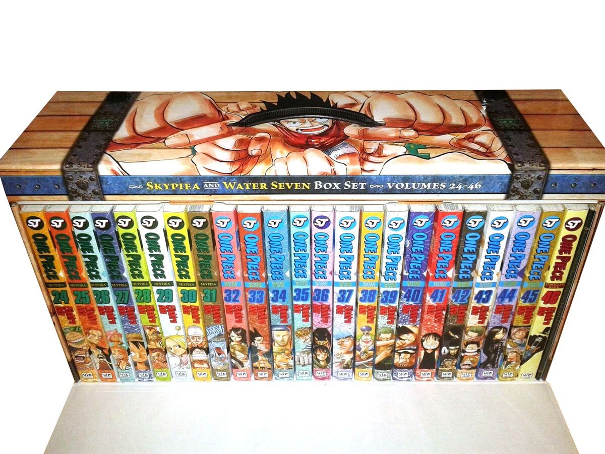 One Piece Box Set 2: Skypiea and Water Seven: Volumes 24-46 with Premium (2) (One Piece Box Sets)  by Eiichiro Oda ISBN: 9781421576060